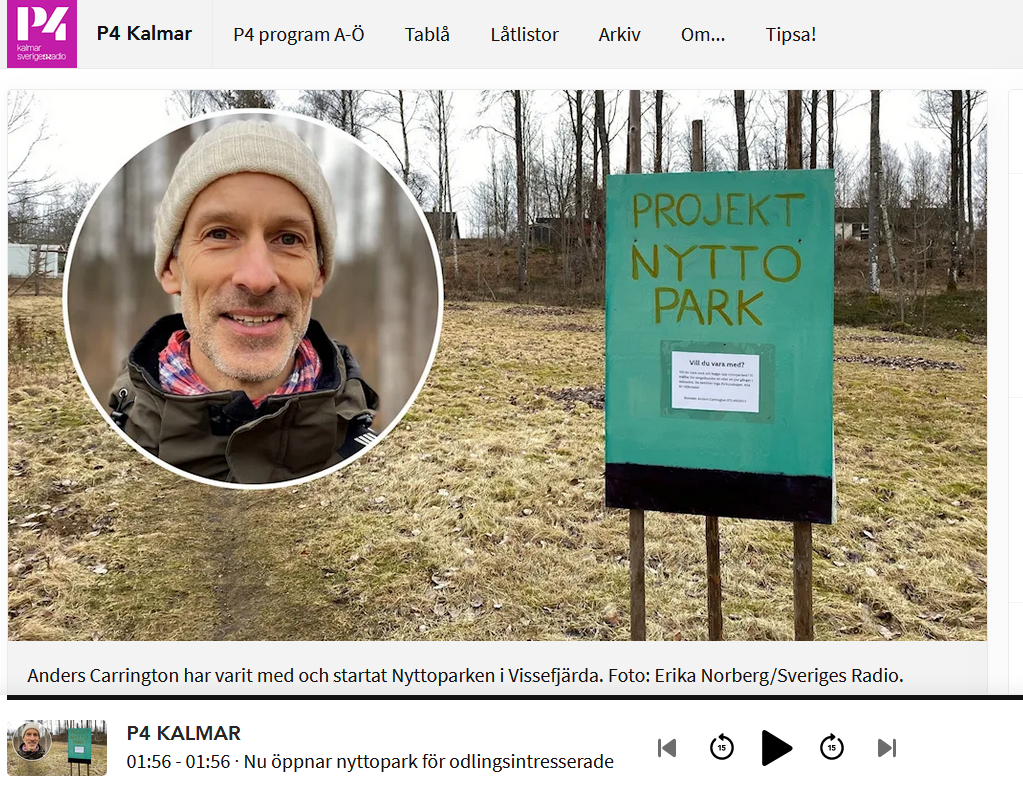 Parkens första radio intervju